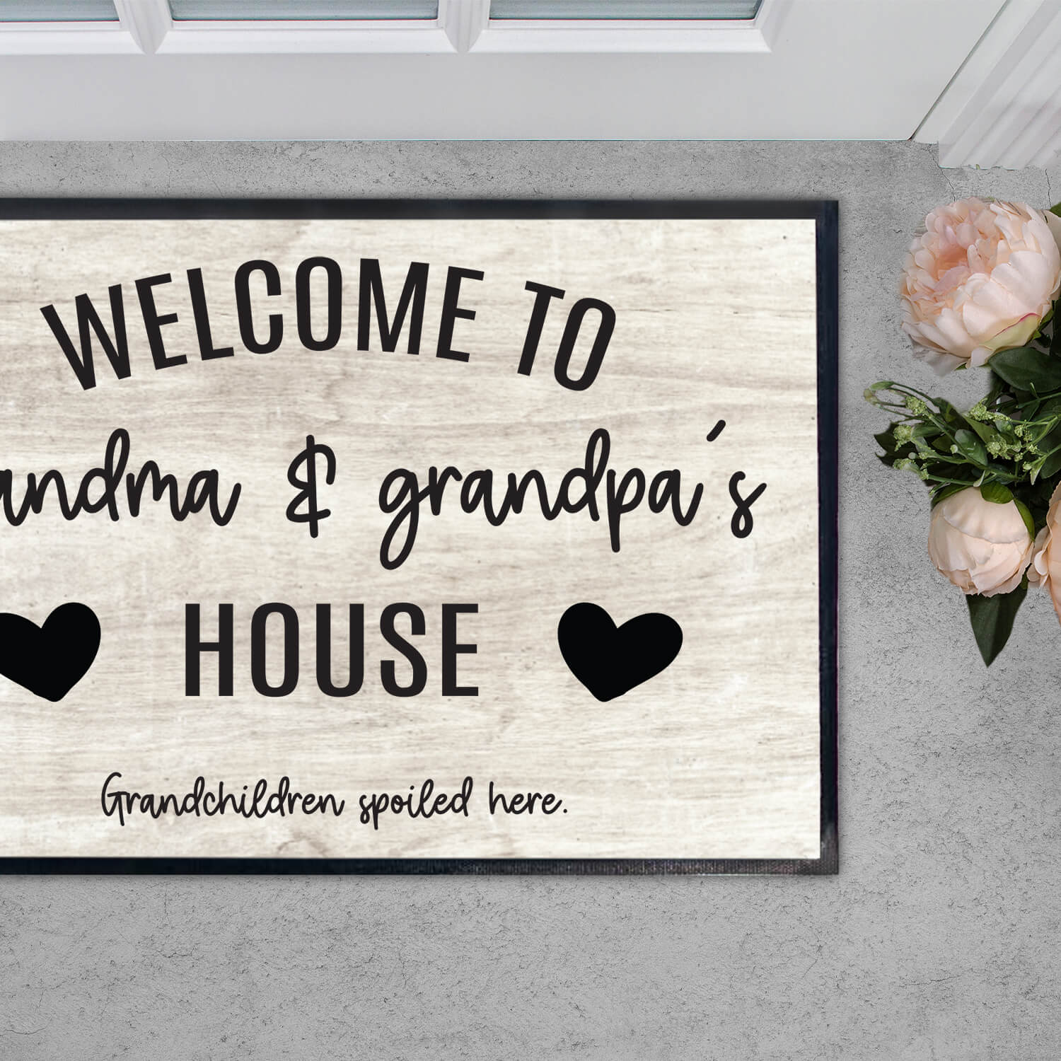 customized welcome mat